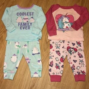 Children’s Place pajama sets 0-3 months